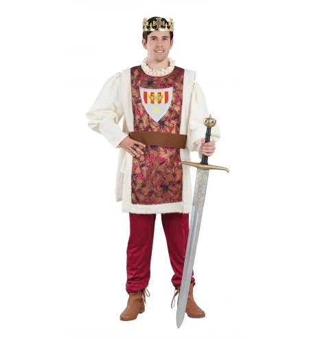 TRAJE REY MEDIEVAL HOMBRE